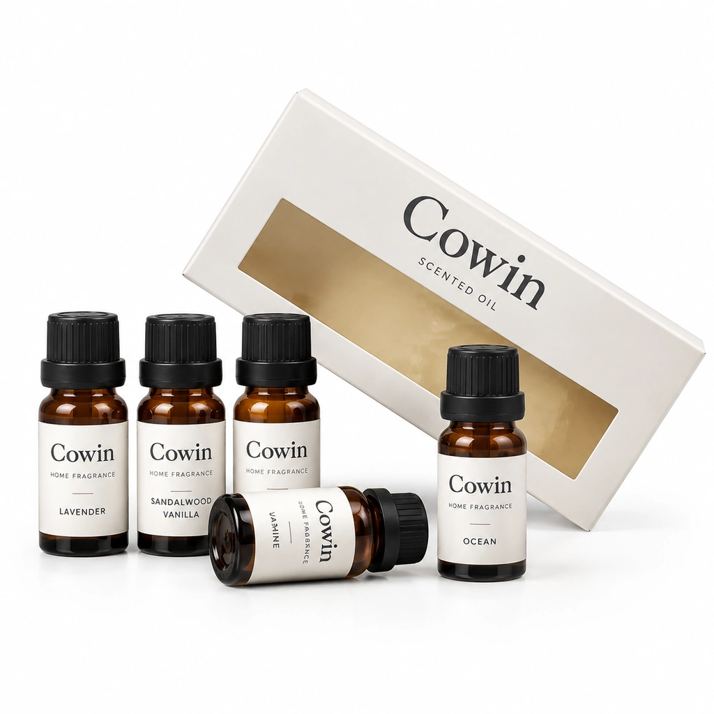 Amber aroma oil bottle gift set