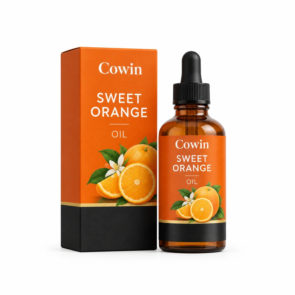 Sweet orange oil dropper bottle box