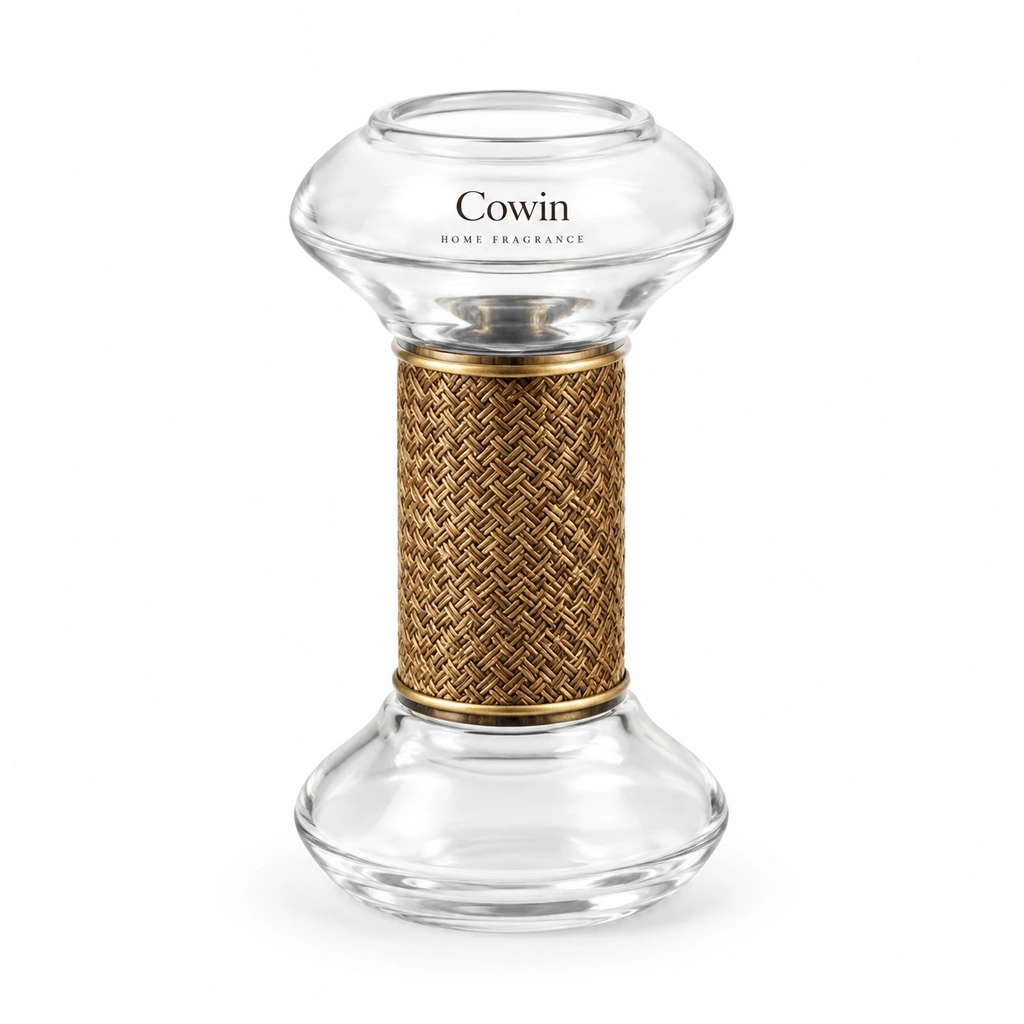 Hourglass glass reed diffuser