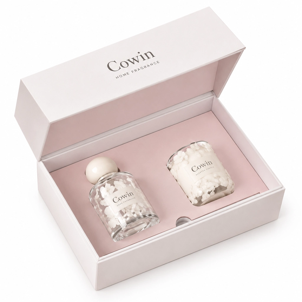 Pink home fragrance gift box