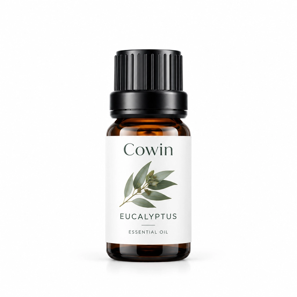 Eucalyptus essential oil black cap bottle 01