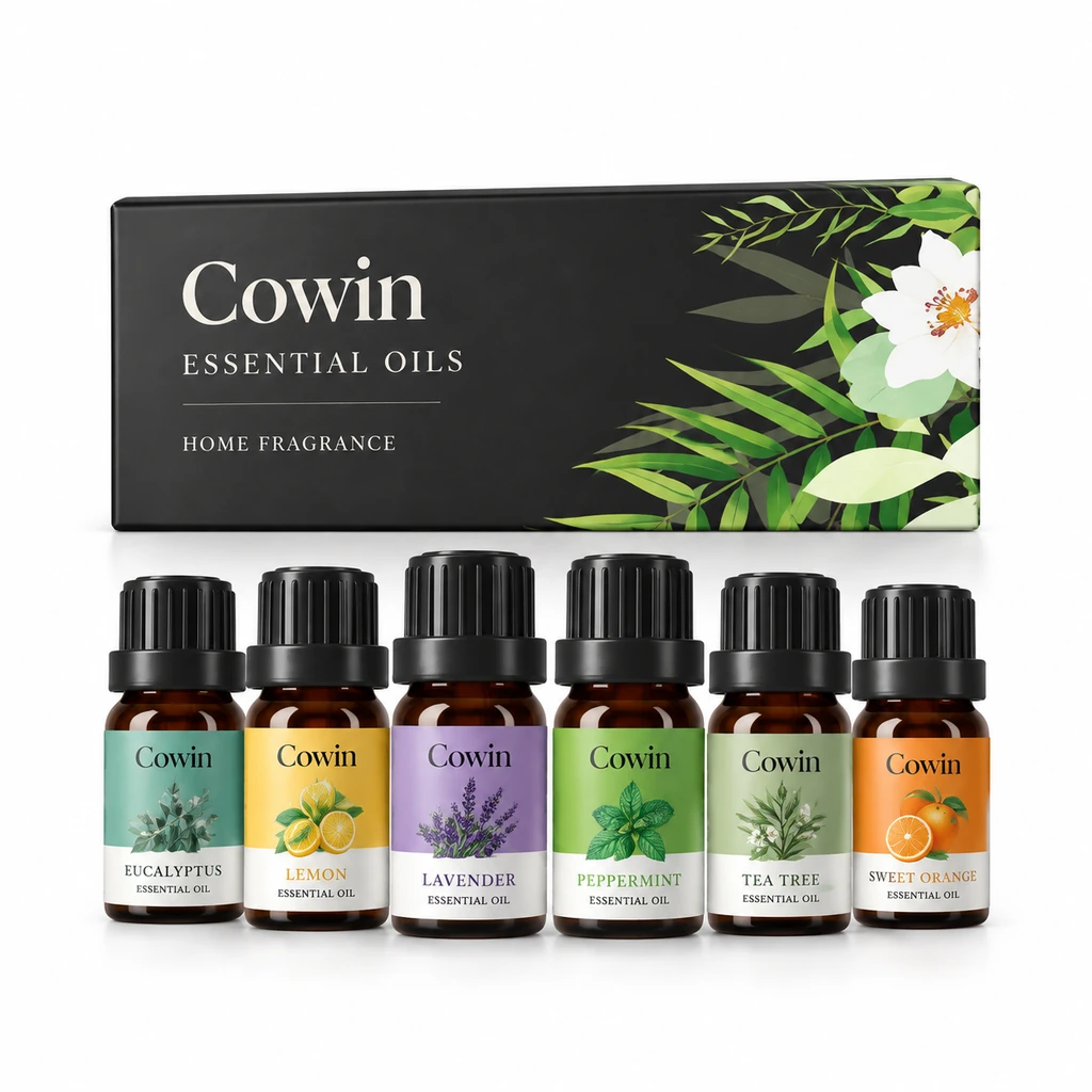 Essential oil six bottle gift set