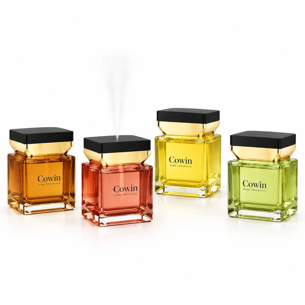 Glass aroma diffuser jar collection