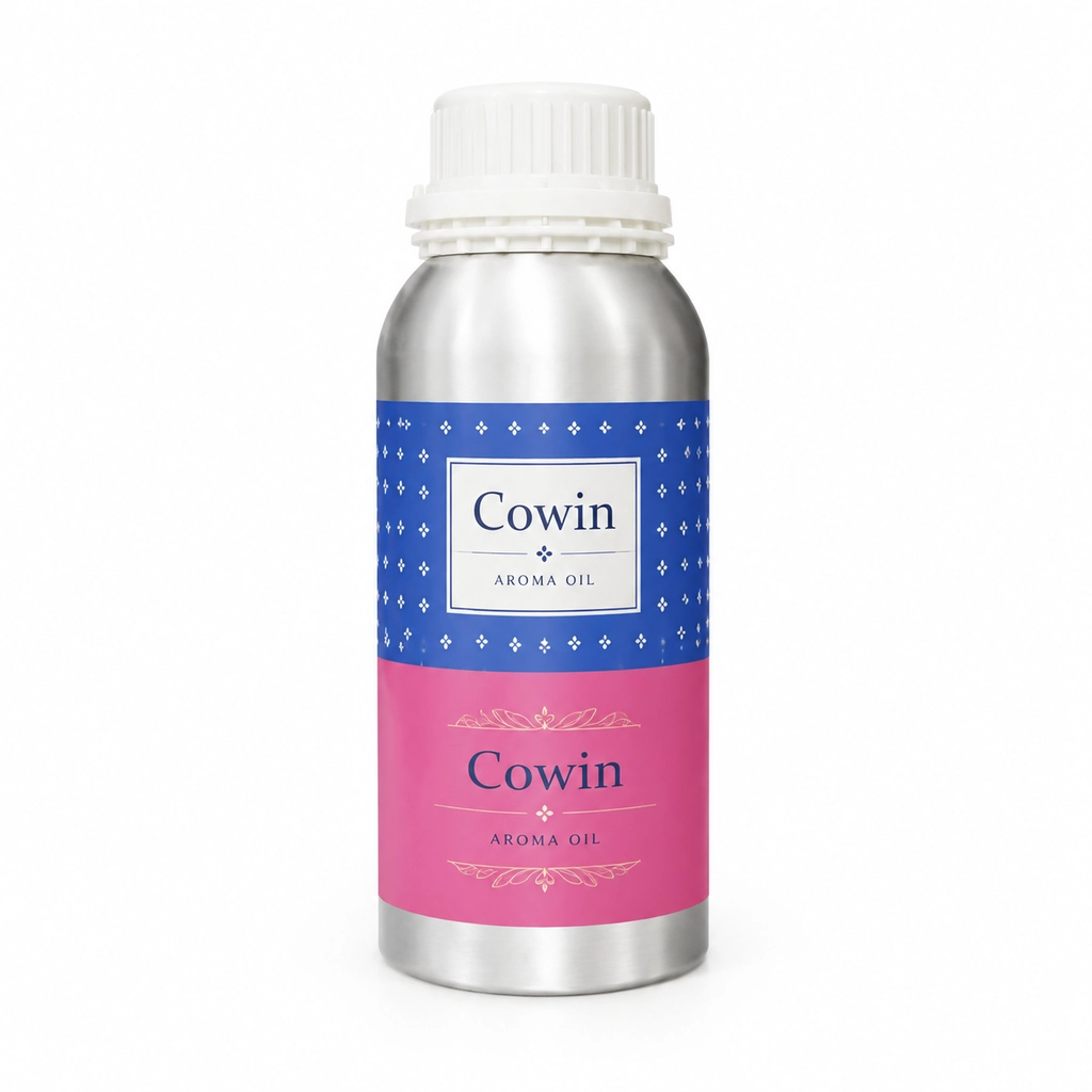 Silver aroma oil bottle